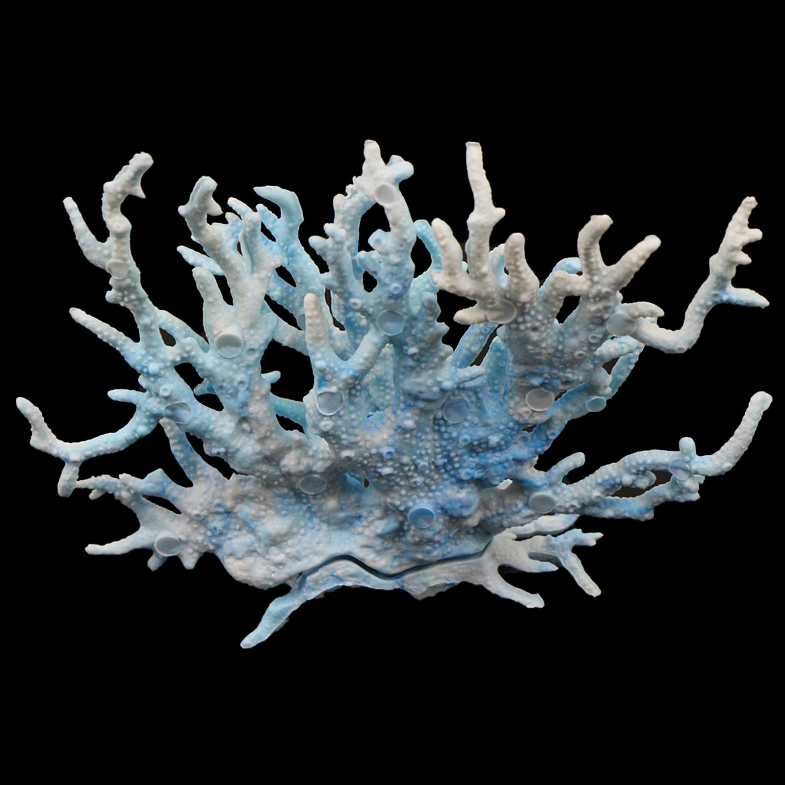 Jinminamz Acquario Piantine Artificiale Corallo Pesce Plastico Simulazione Albero Ornamenti Paesaggio Decorazione Micromodello Blu