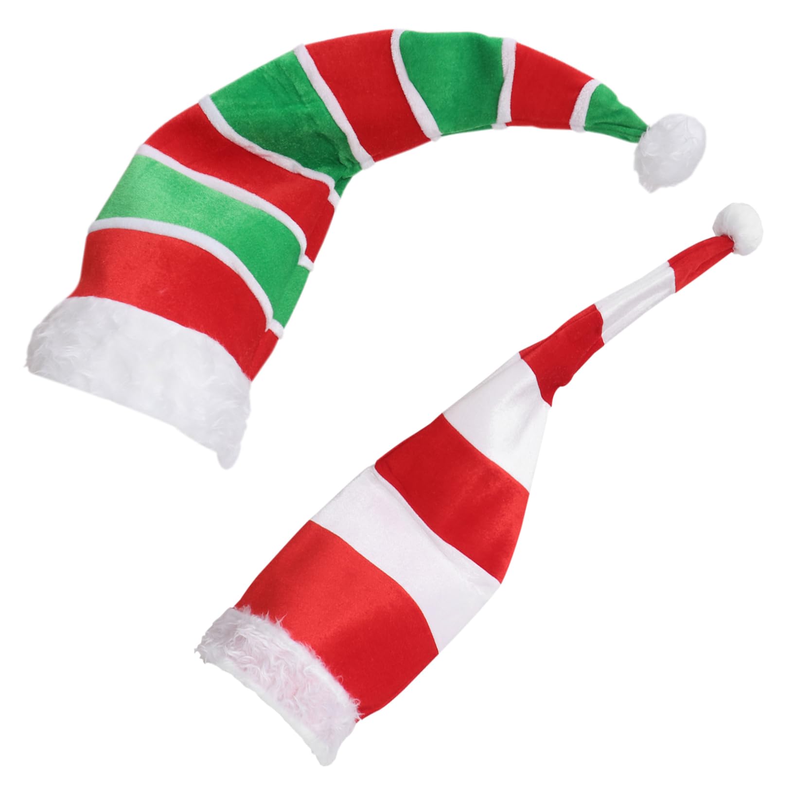 ibasenice 2pezzi Cappello da Elfo di Natale Cappello da Elfo per Feste di Natale per Adulti per Cosplay per Feste