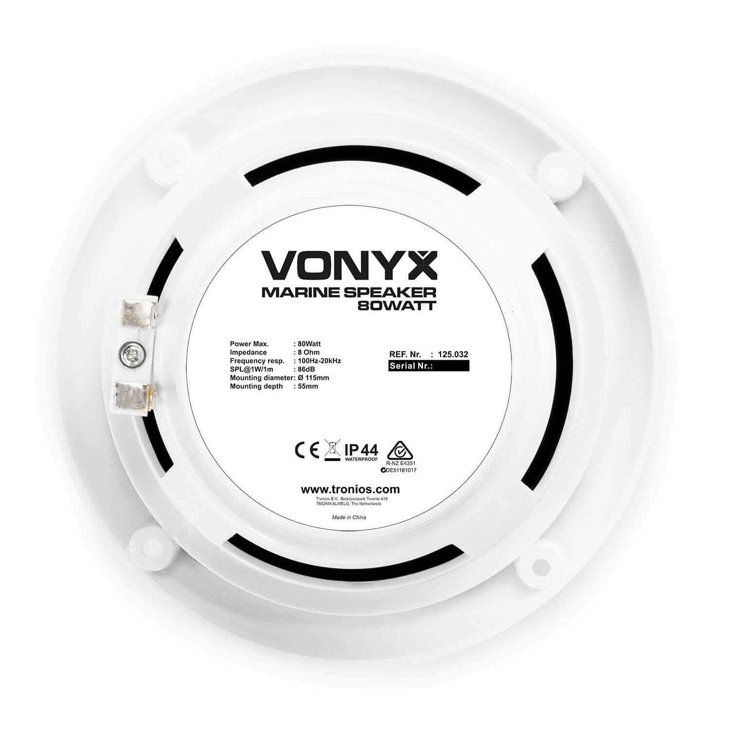 SKYTEC 100.015 4 Inch Passive Wall Mount Speakers 75W £40.99 - PicClick UK - View #14