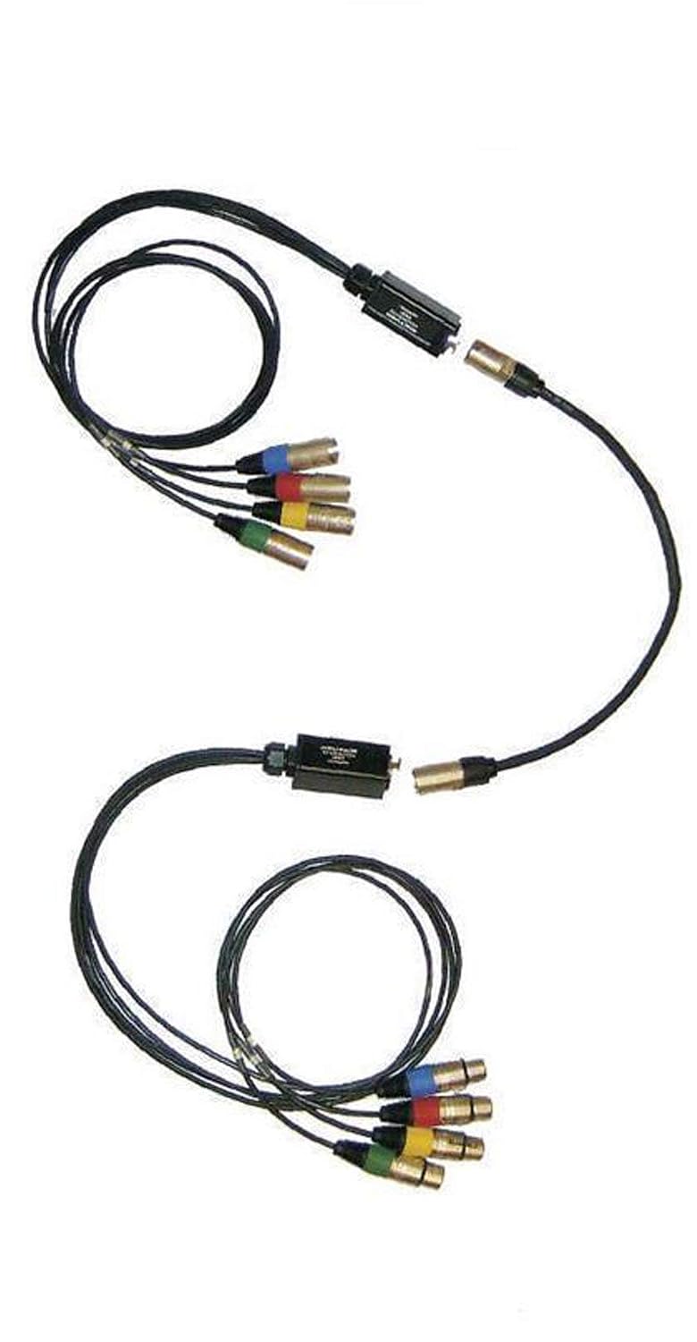 Other Brand 2 Digital Snakes Converts DMX - Cat5 Includes (4) 3 Pin Female (4) 3 Pin Male