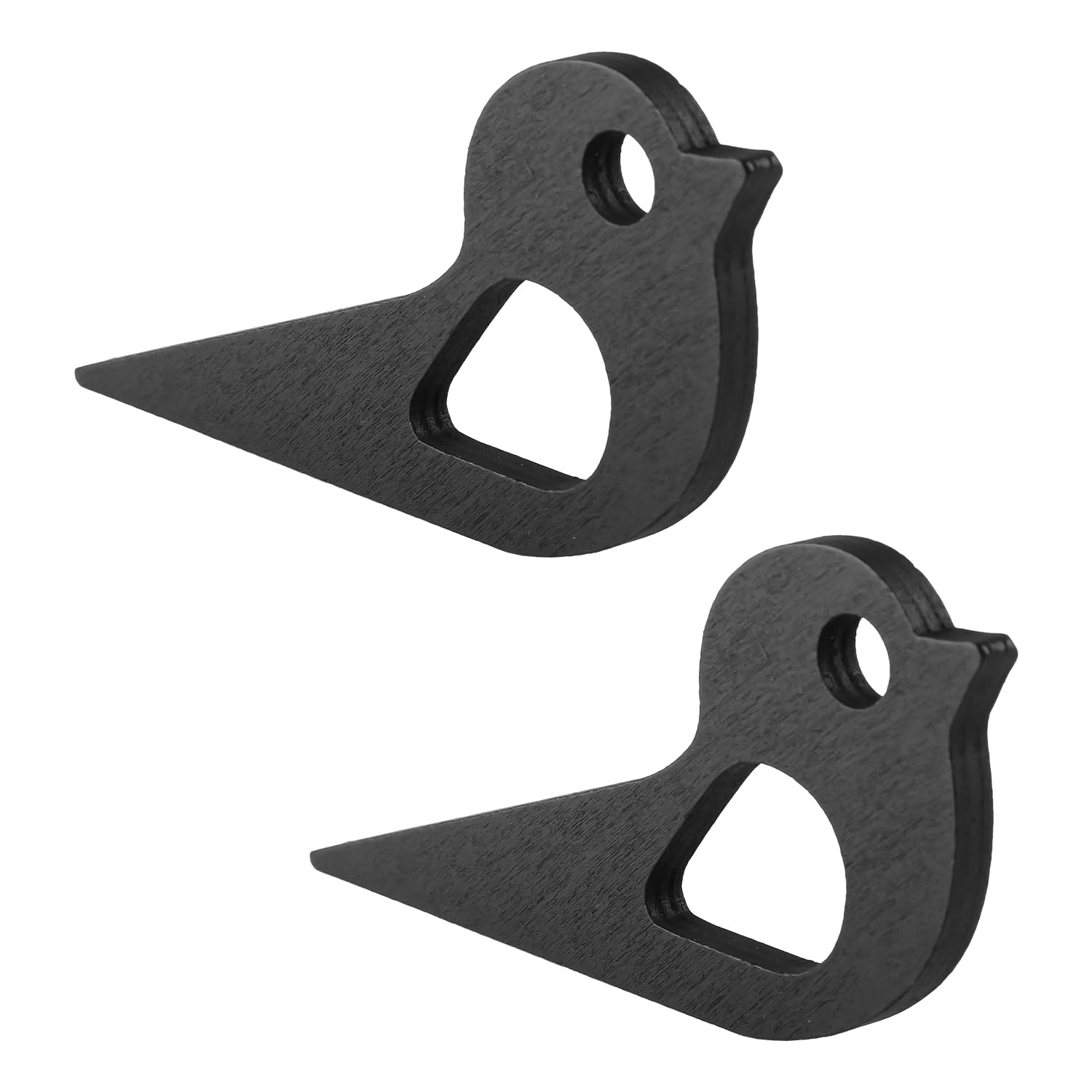 Bojueshaw 2pcs Non-Slip Bird Shaped Door Stoppers,Doorstop Wedges,Wooden Stylish Door Blockers for All Types Floors Indoor Outdoor Garden