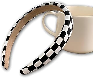 Buffalo pattern look bouffant headband, non-slip foam layer for comfort, suitable for women and girls in holiday parties, birthday events, photo shoots, and daily wear. (Option 2)