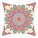 Krótka pluszowa poszewka na poduszkę Datura geomatric kwiat drukowana poszewka na poduszkę dla domu Sofa wystrój krzesła poszewki dekoracyjne 45×45 cm-9