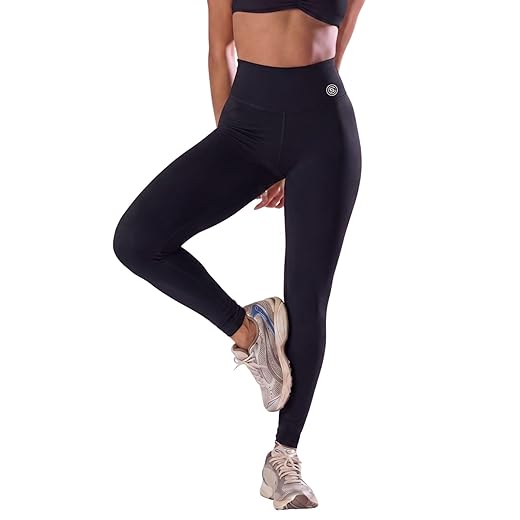 Legging Feminina Academia Zero Transparência Cós Alto Elite Poliamida Fitness