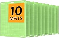 Vista 10 de Alfombrillas de corte para Cricut Maker 3, Explore 3, Maker, Air 2, de 12x12 pulgadas Estándar+Ligero+Agarre Fuerte, 3 alfombrillas XINART de 12x12