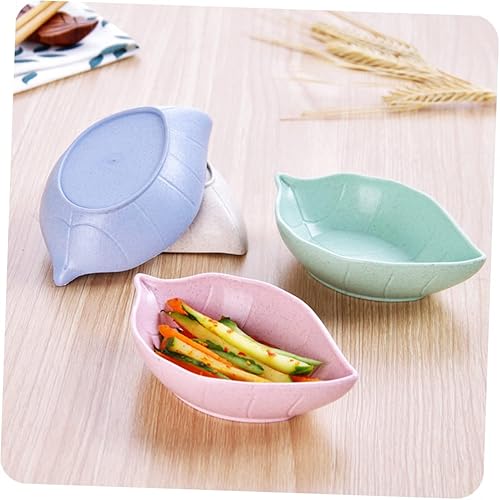 Miniatura 2 de NOLITOY Cuencos de salsa japonesa de salsa de soja japonesa, recipiente para salsa de paja de trigo, tazón de condimento, planchas, plato de salsa,