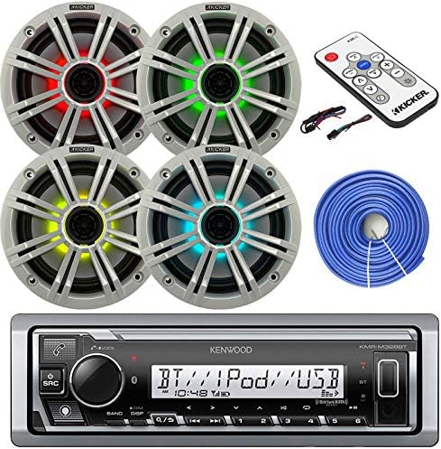 4x Kicker KM654 6.5 اینچی صوتی 
