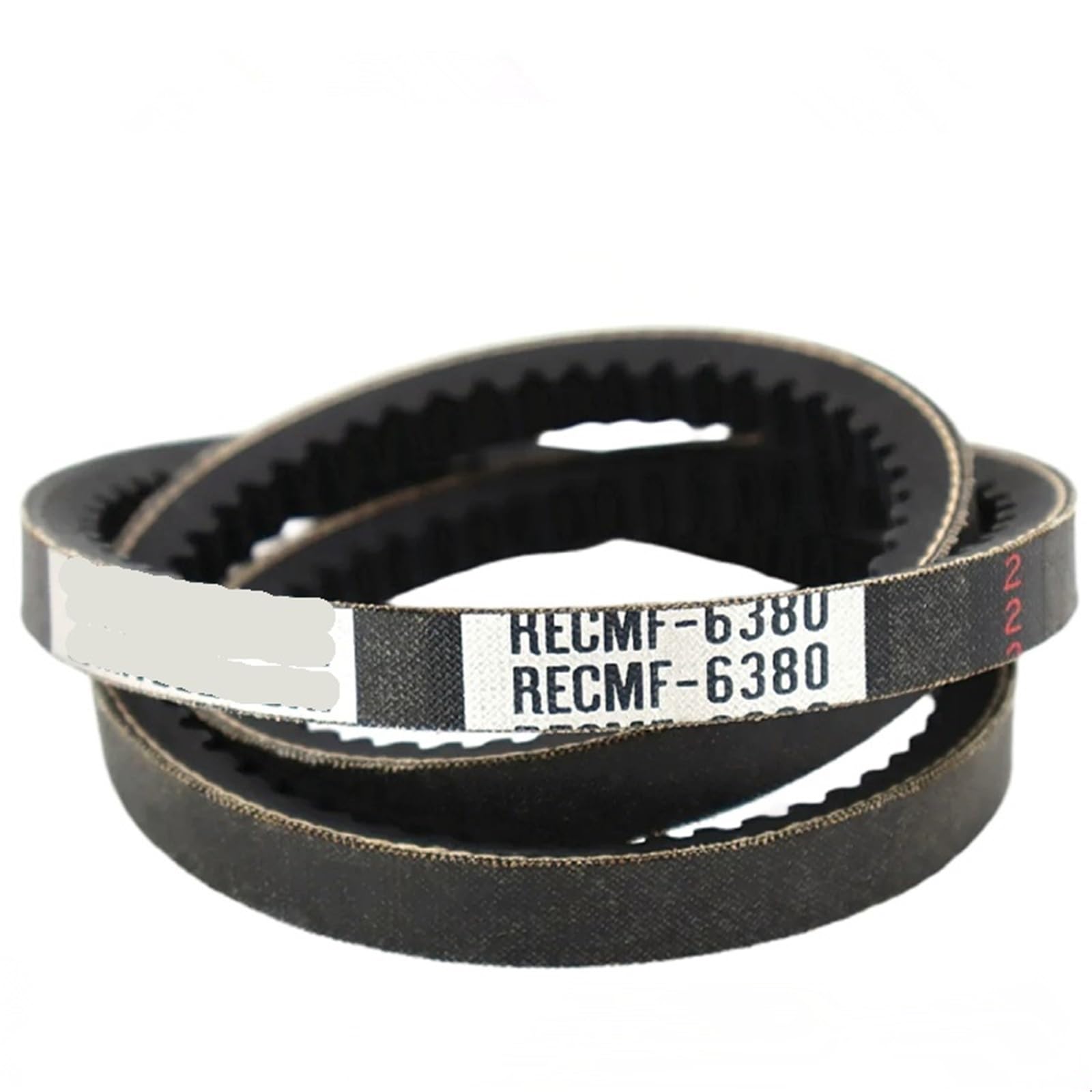 1 pz RECMF 6365 6370 6375 6380 6385 Cinghia Dentata Variatore Generatore Macchina Rasaerba Motore Aria Condizionata Auto Gomma V-cinghia(5pcs,RECMF-6380)