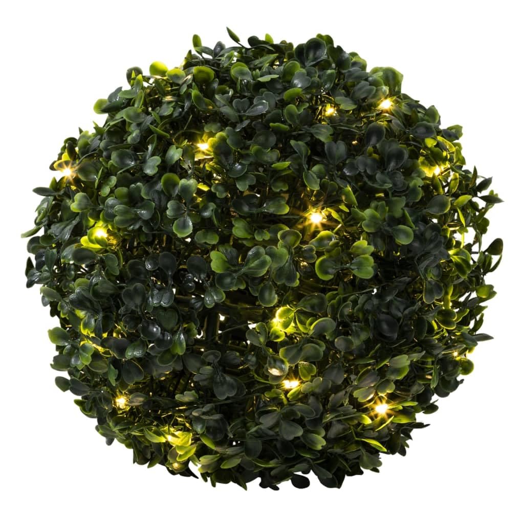 HI Buchsbaumkugel mit LED Durchmesser 25cm