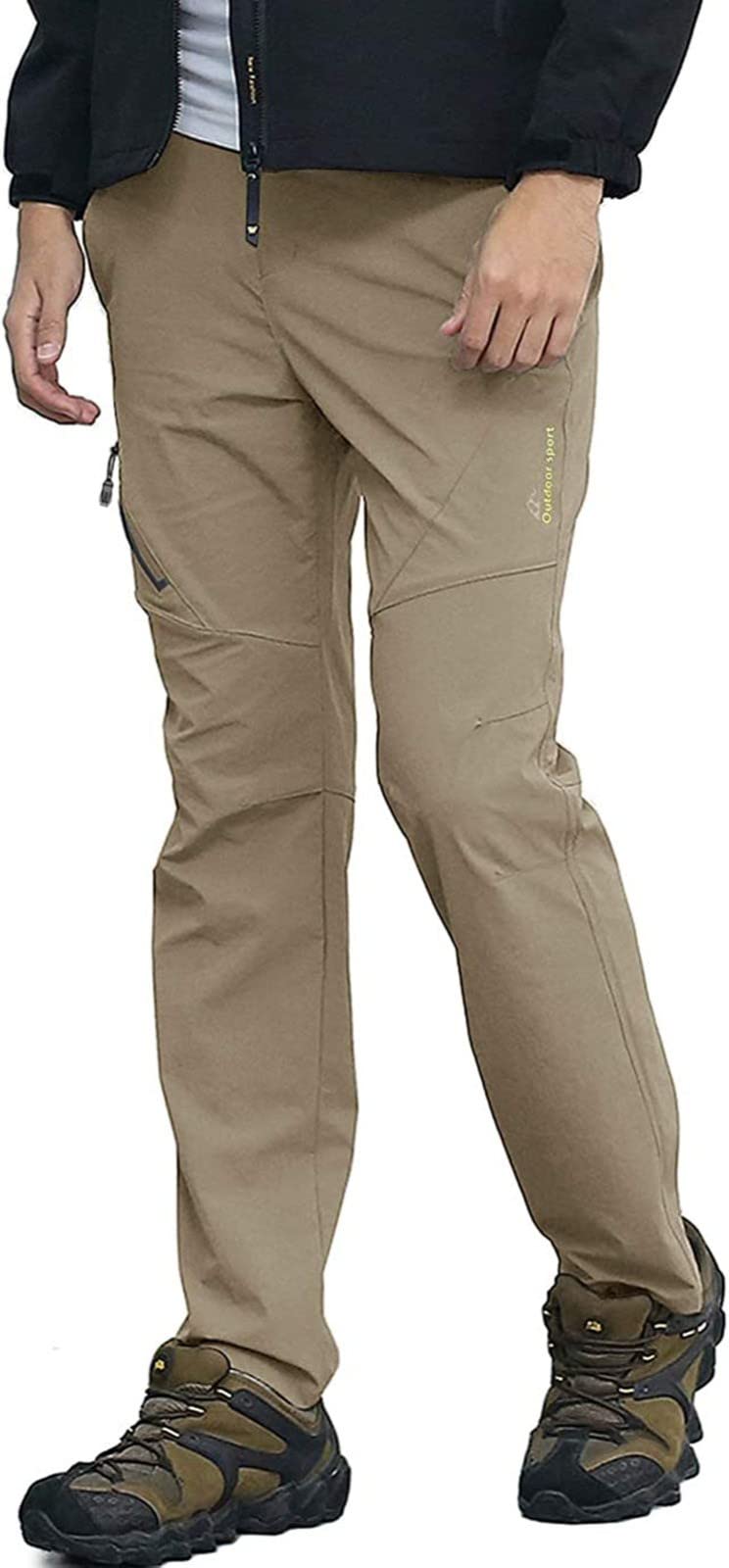 Pantalon De Randonnée Léger Imperméable Homme - Idéal Camping, Sport Outdoor - Taille L