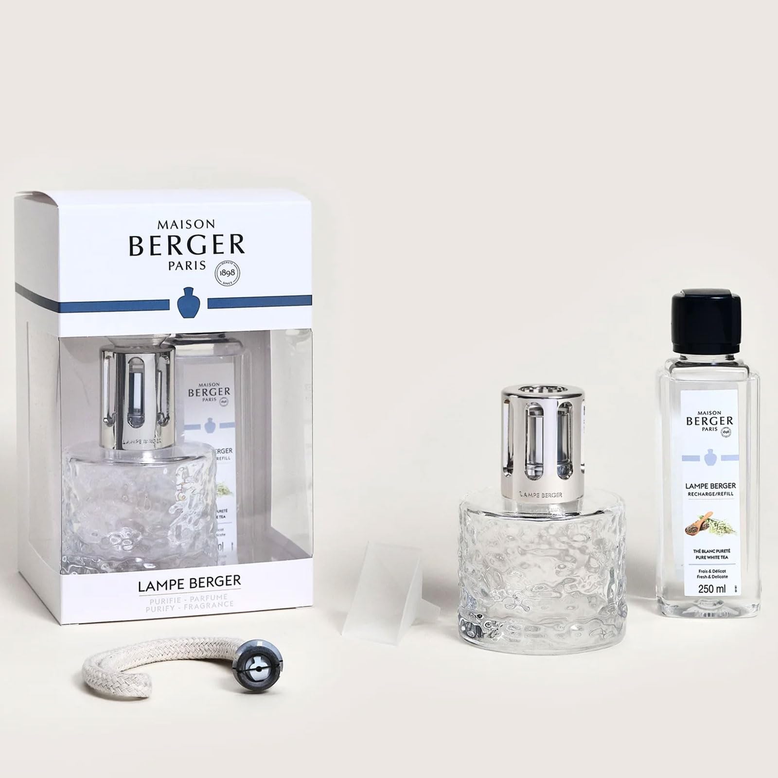 Maison Berger - Cofre lámpara Berger Mirage Transparente