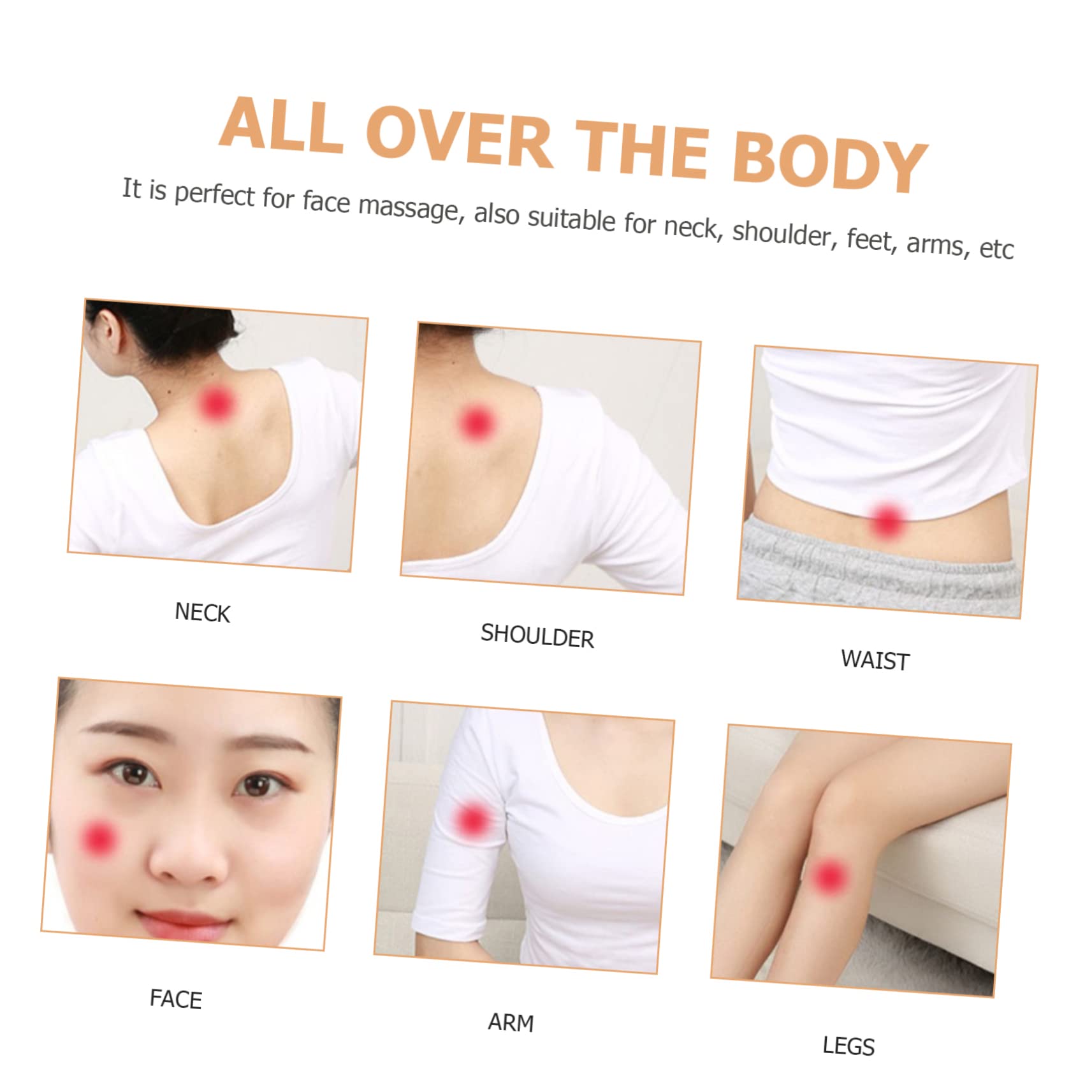 4 Strumenti Per Il Viso Gua Sha Per Raschietto Portatile Per Il Viso Per Massaggio Di Tutto Il Corpo
