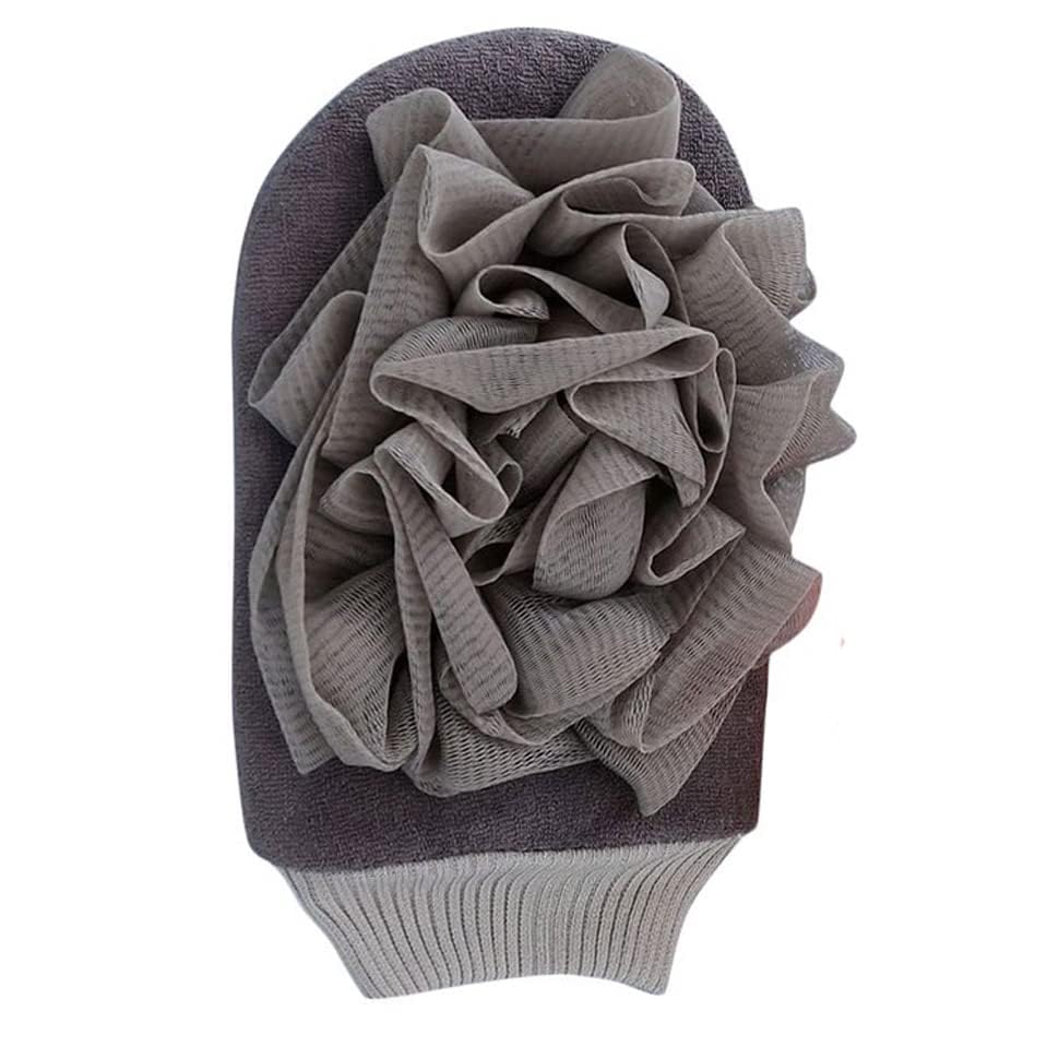 Exfoliating Glove With Loofah Sponge Body Scrubber Double Sided Bath Sponge Bath Sponges For Shower Women/Men Exfoliating Gloves Body Dead Skin Shower Sponge (1 Pcs)-image-33