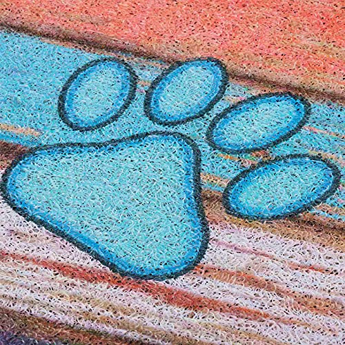 Darkyazi 23.6" X 35.4" Colorful Doormats Entrance Front Door Rug Funny Outdoors/Indoor/Bathroom/Kitchen/Bedroom/Entryway Floor Mats，Non-Slip Polyvinyl Chloride (Dog Claw Floor) #TOP5