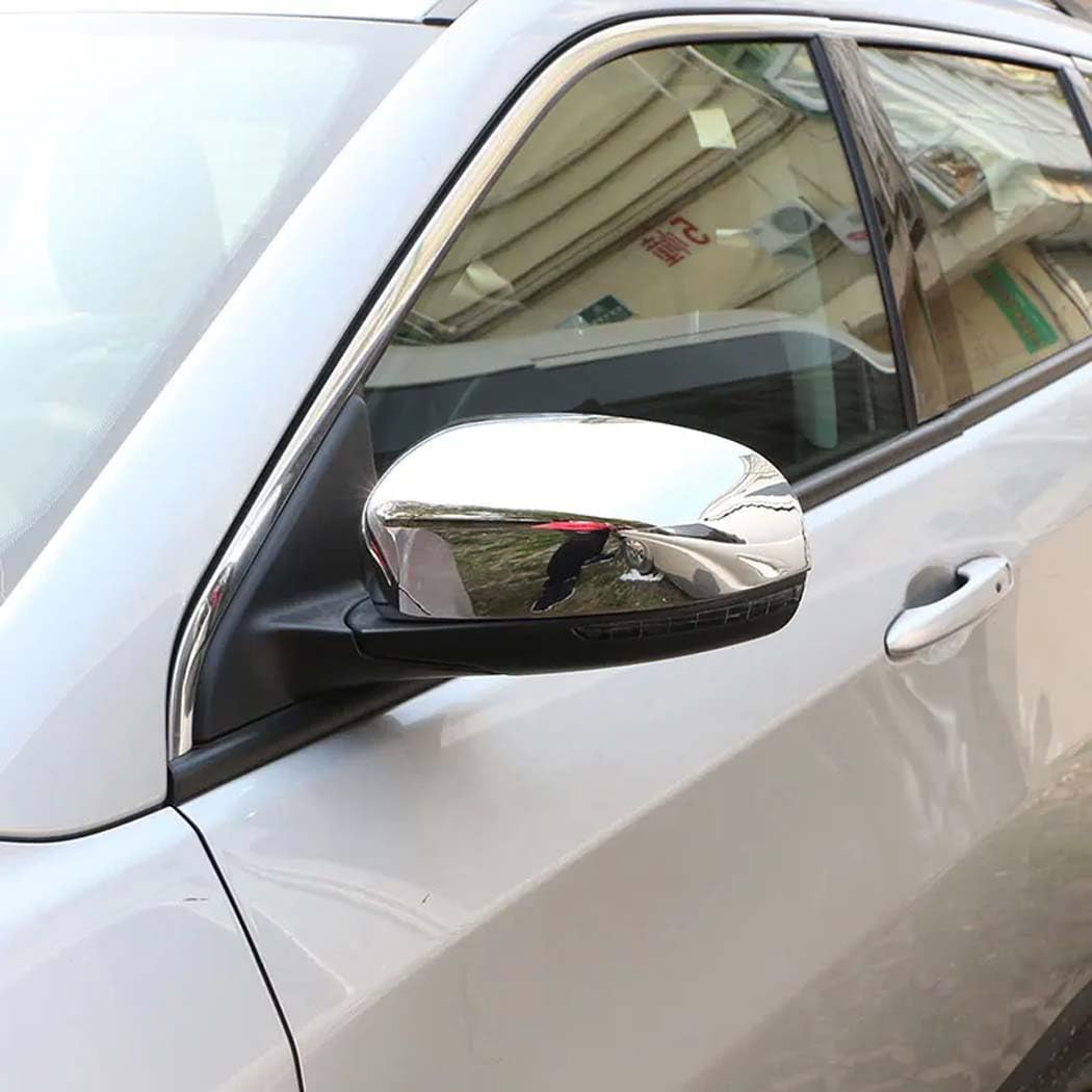 Copertura per specchietto retrovisore per Auto per Jeep Compass 2th 2017-2020, Accessori per Rivestimento specchietto retrovisore in ABS Cromato