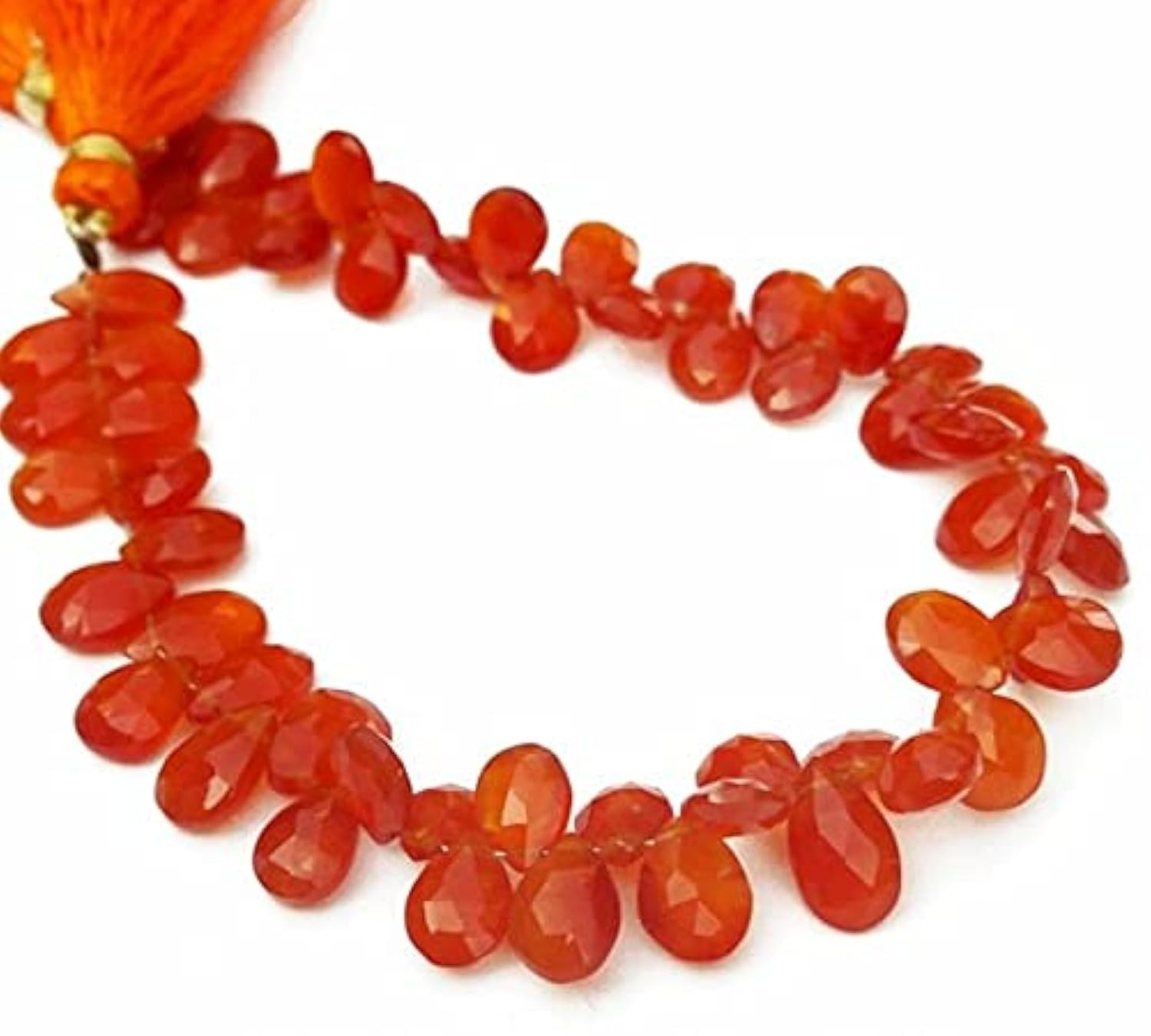Carnelian faceted briolettes pour créer vos propres bijoux bohèmes chics