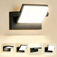 GXXG 40W Applique da Esterno 4000K Bianco Naturale,350° Orientabile,IP65