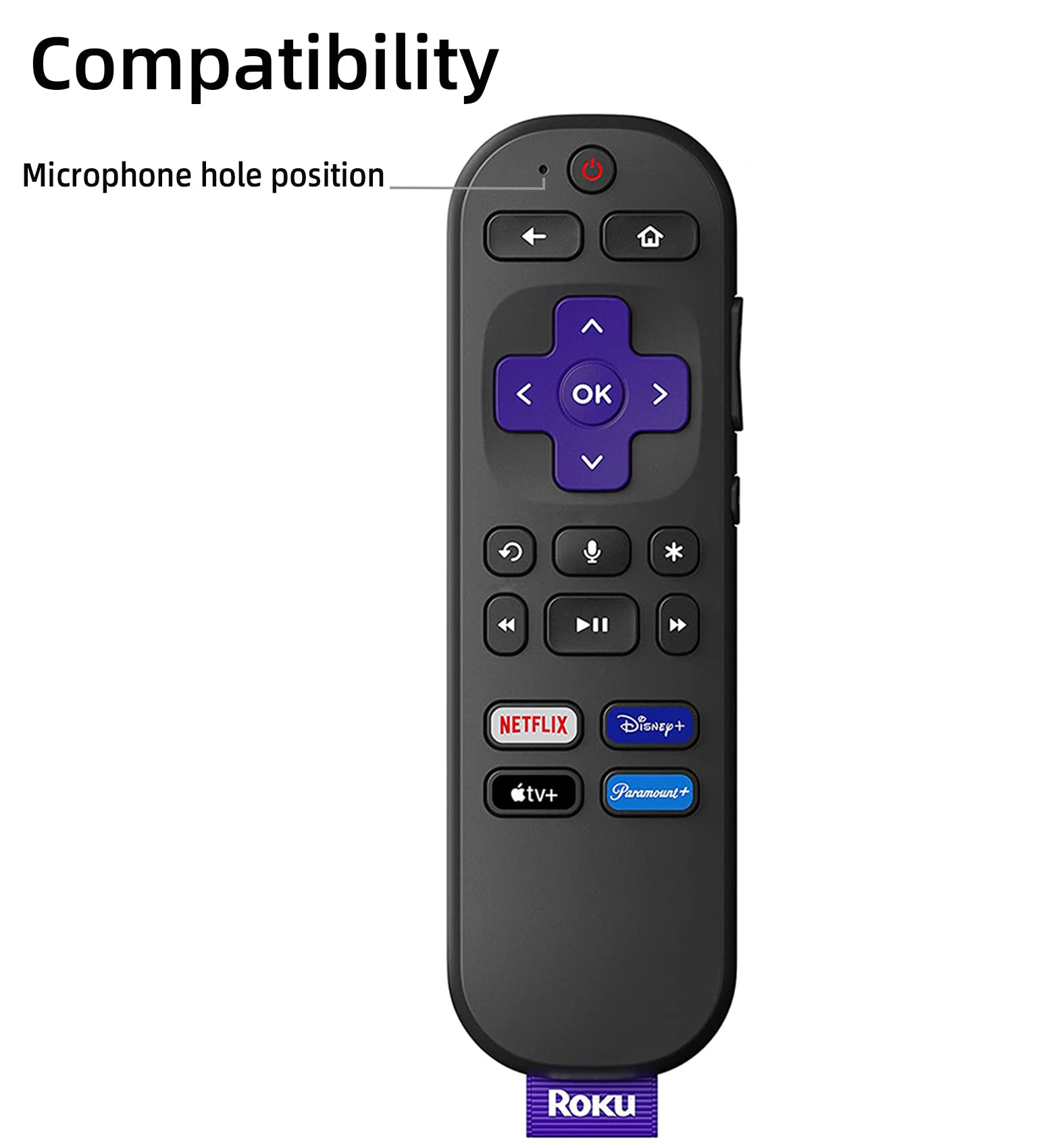 Snapklik.com : Silicone Case For Roku Express 4K+ Voice Remote RCA1R ...