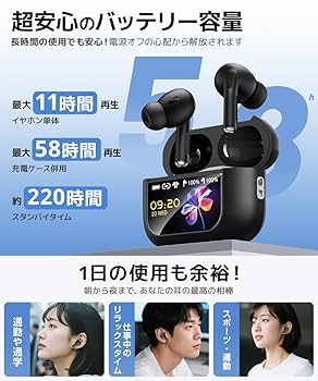 VantaLink ワイヤレスイヤホン デジタル表示付き 714YxSThsCL._UF350,350_QL50_.jpg