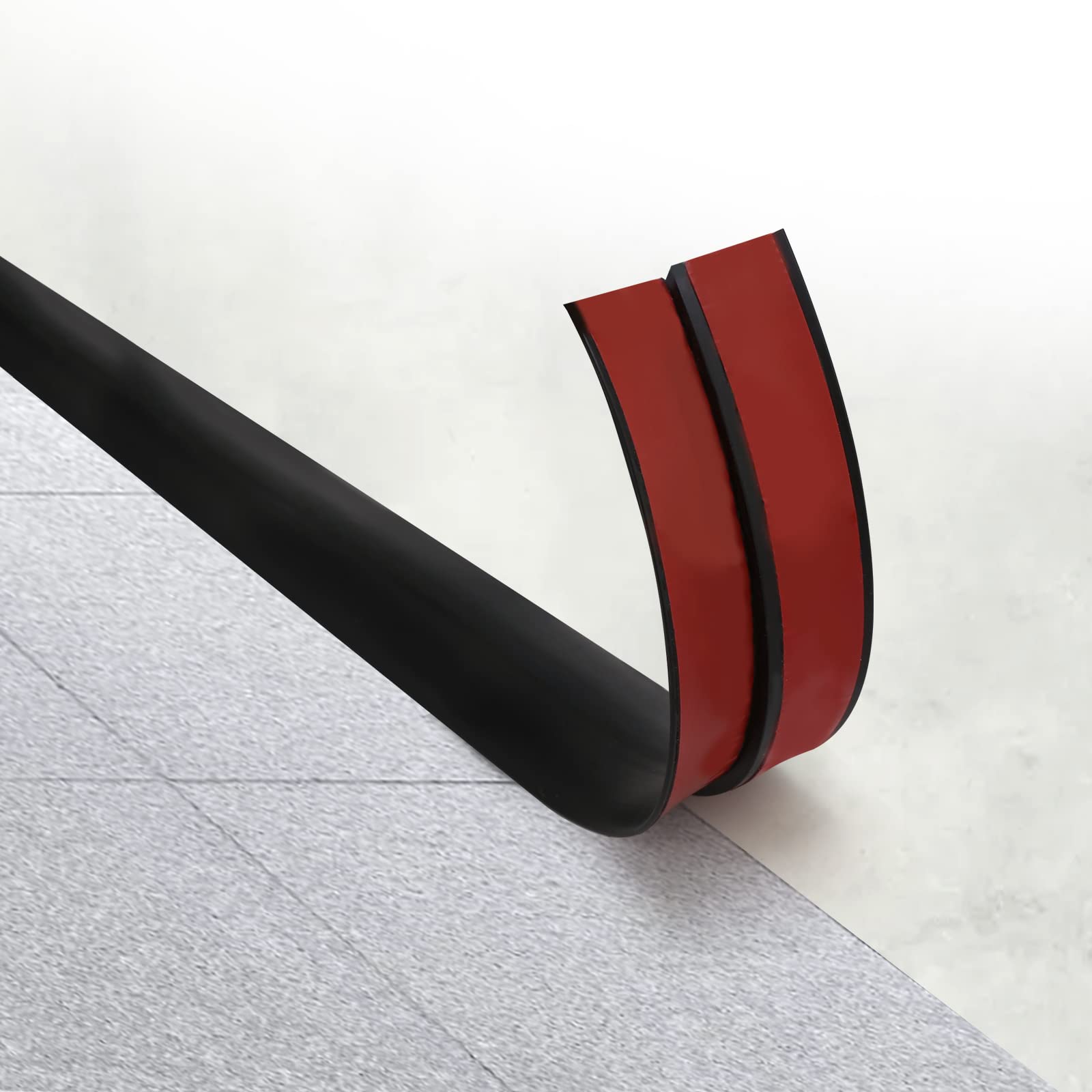 Profilo Transizione Pavimento Autoadesivo - Listello PVC 2m X 5cm Per Giunzioni - Foto 4