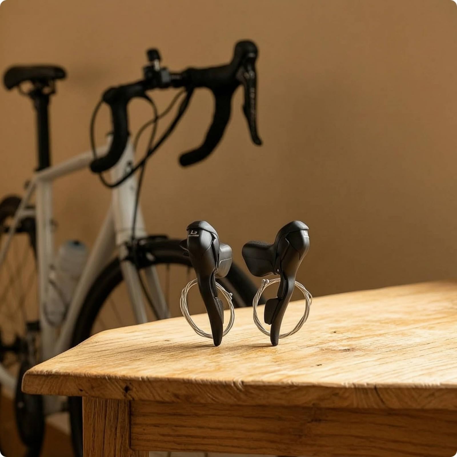 Comando Cambio e Freno Ergonomico Comandi Integrati Antiscivolo Leva Del Freno con Dispositivo di Trasmissione per Ciclisti