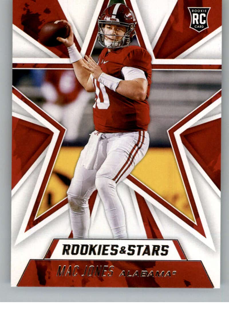 Amazon.com: 2021 Panini Chronicles Draft Picks Rookies and Stars #309 Mac  Jones Alabama Crimson Tide Official NCAA Football Trading Card in Raw (NM  or Better) Condition : Collectibles & Fine Art