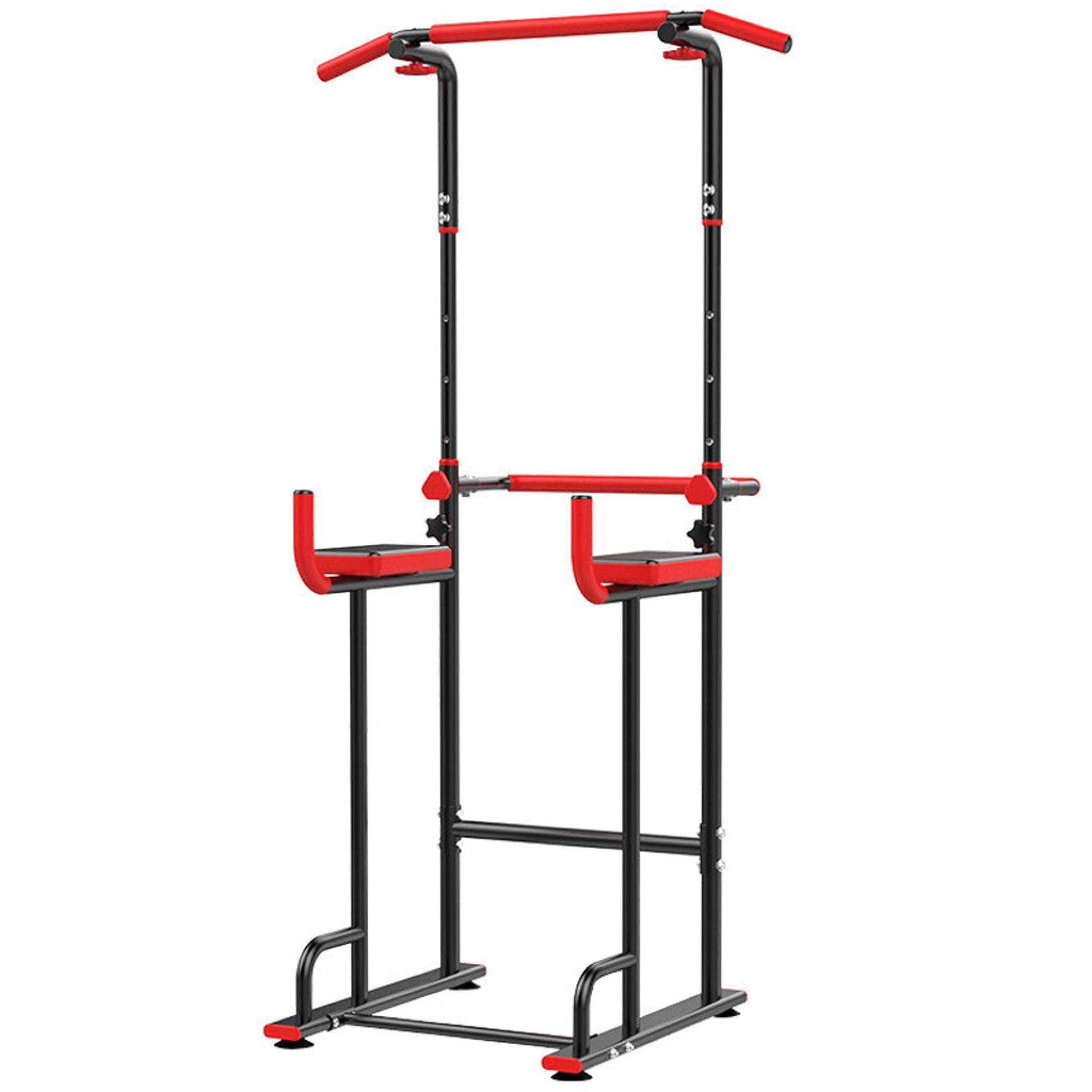 Kenxen Multi-Function Power Tower Pull Up Bar Dip Stand Gym Station Adjustable Height Pull Up Dip Ba