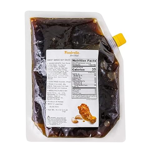 Miniatura 1 de Foodrella Salsa de soja con ajo dulce y pollo frito coreano (2.2lbs)