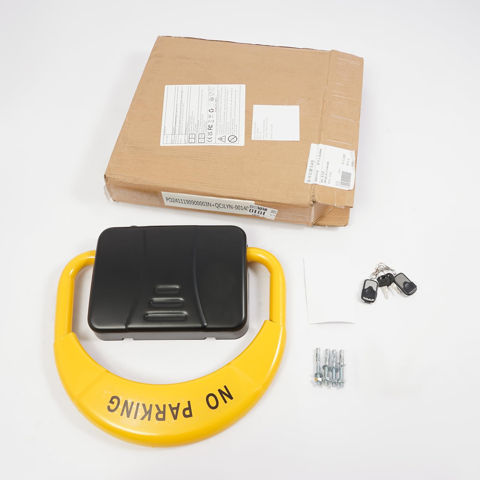 Barrière de parking pliable automatique avec télécommande, étanche IPX6