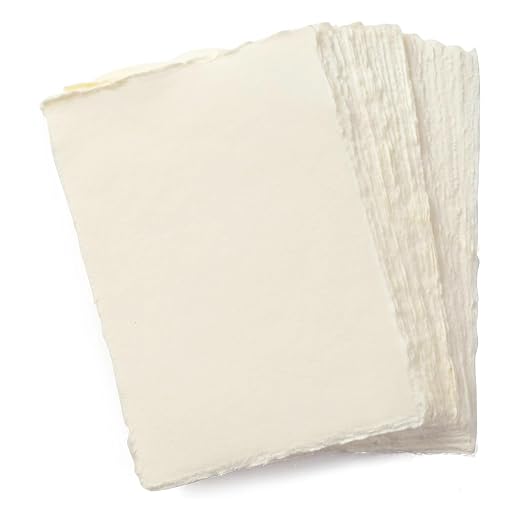 Handmade A4 Cream Mixed Media Paper