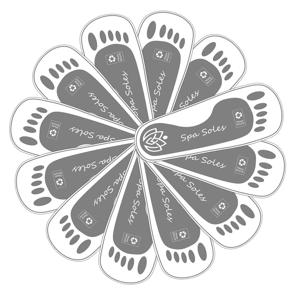 100 Pair Grey Disposable Adhesive Spray Tan Feet Protector Pads for Sunless Airbrush Tanning