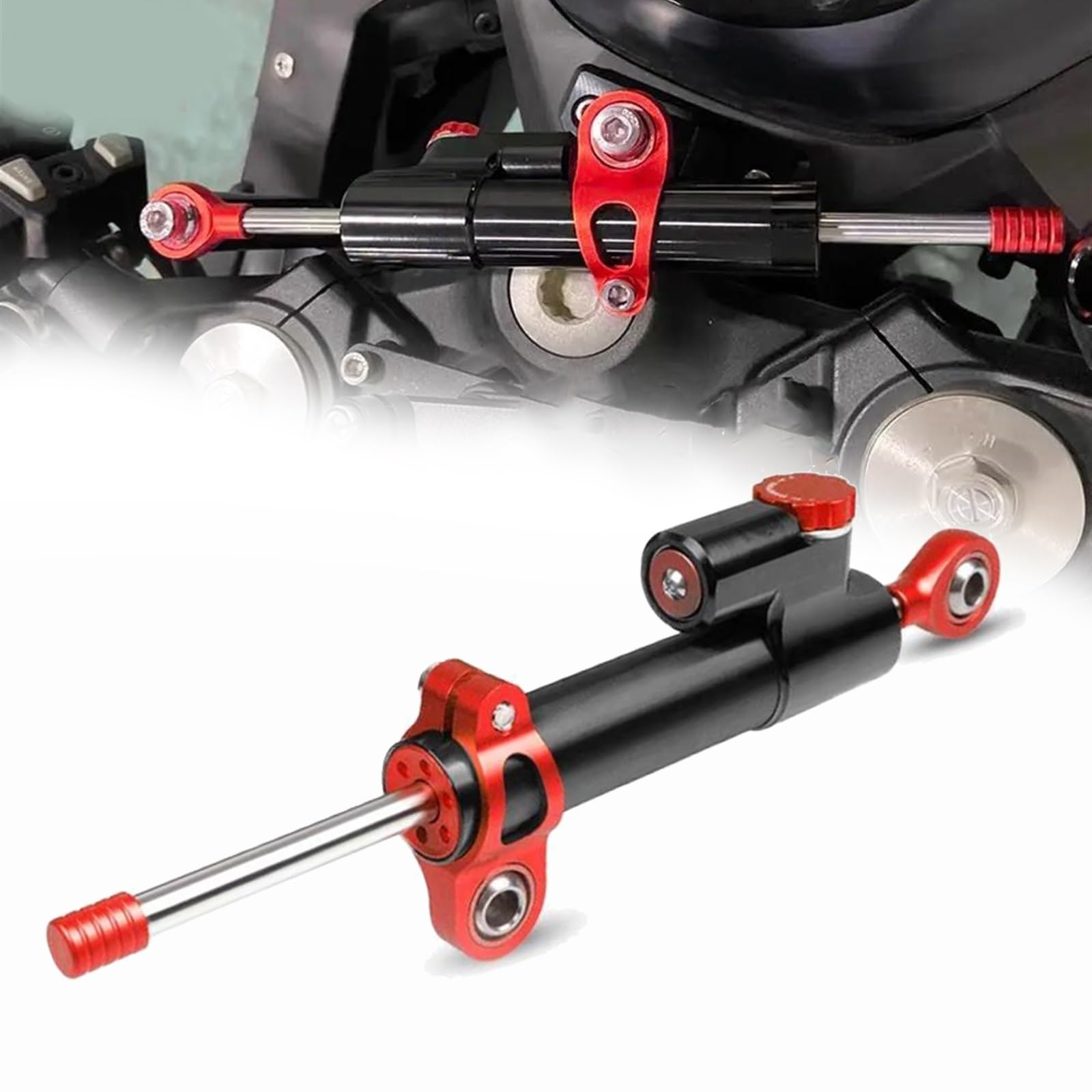 Motorcycle CNC Adjustable Steering Damper Mounting Bracket for Yamaha ATV UTV Raptor YFM660 YFM700 700R 350
