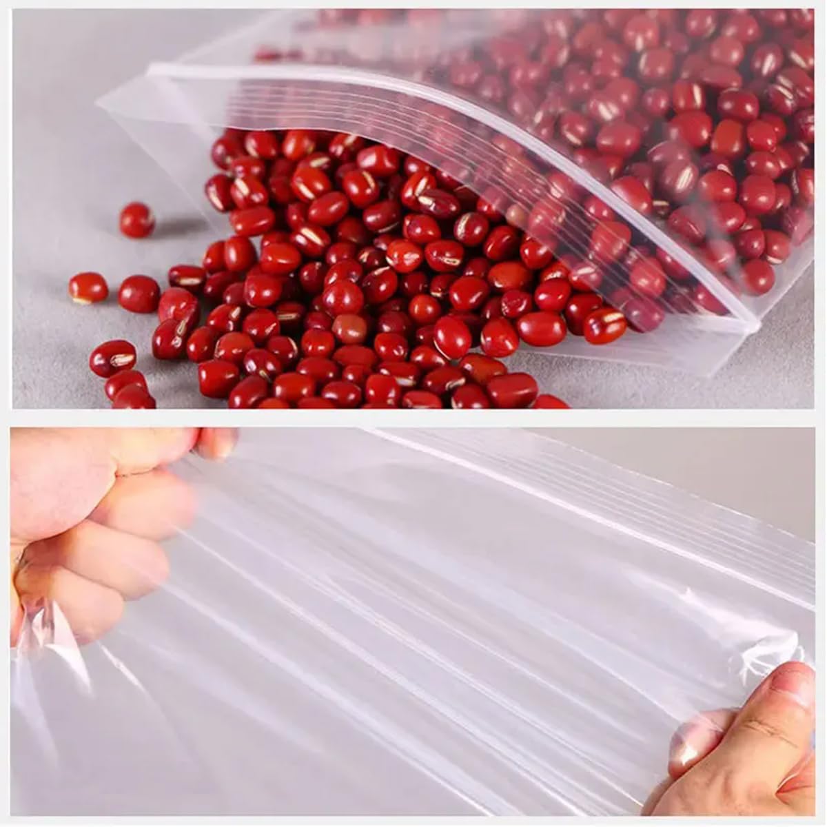 6x9 Zip Seal Lock Bags 2 Mil Poly Bag Clear Resealable 6" X 9 - Foto 8