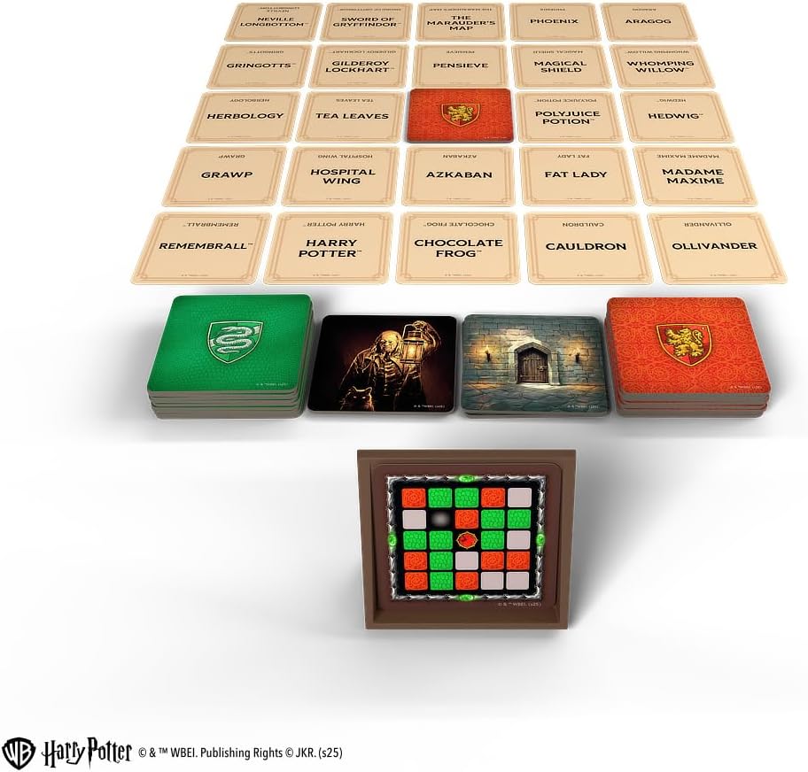 CGE Codenames: Back to Hogwarts the Top Secret Word Association Party Game Inspired by the Wizarding World of Harry Potter, 4+ Players