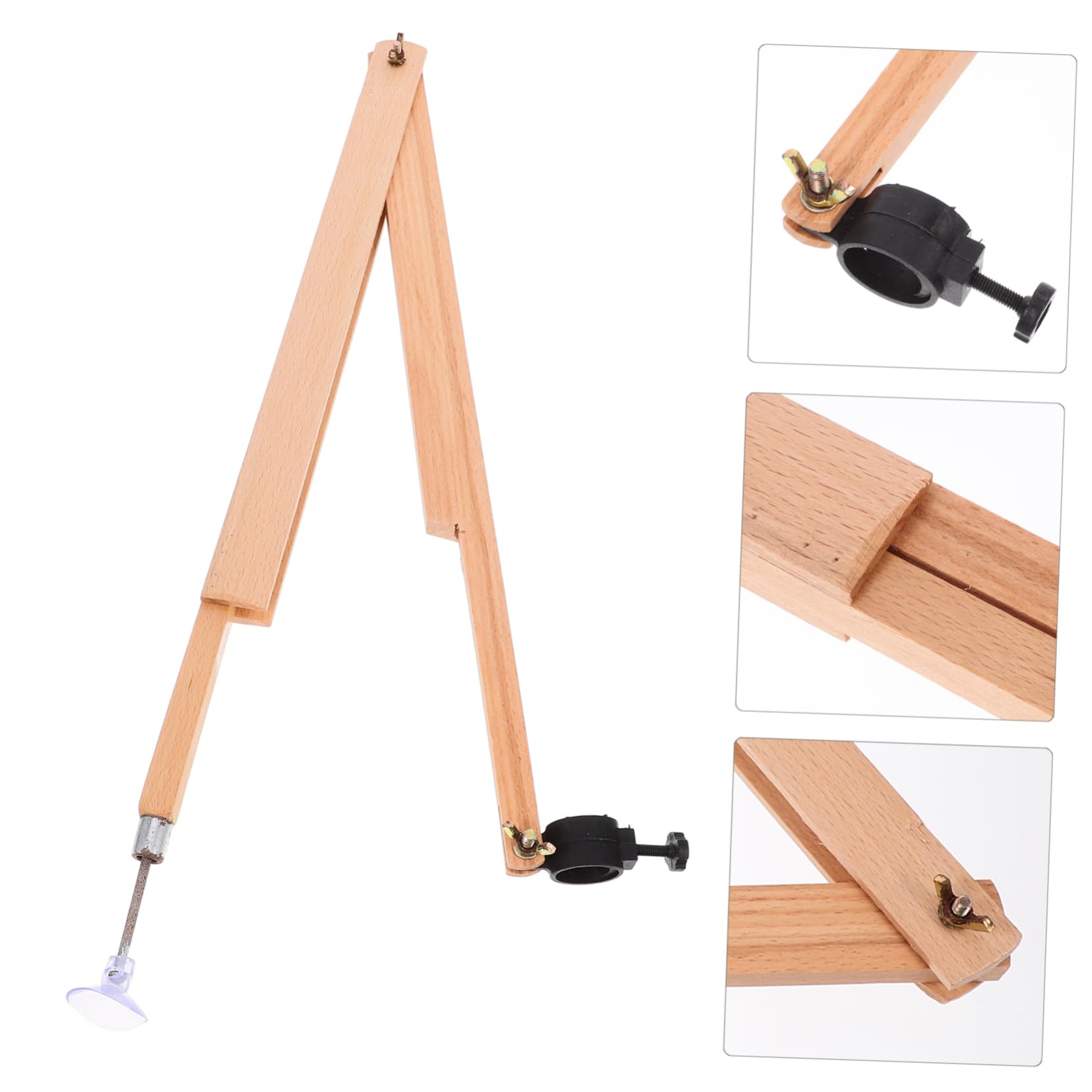 HOMSFOU 3pièces Compas Bois Ajustable Pour Dessin Géométrique Outil Enseignement Pour Enseignants Circonférence Jusqu à Matériau Hêtre Robuste Pour Classe Démonstrations