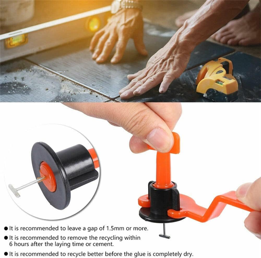 Goysen Tile Leveling System 100pcs Tile Leveler Spacers with 2 Special Wrench - Image 3