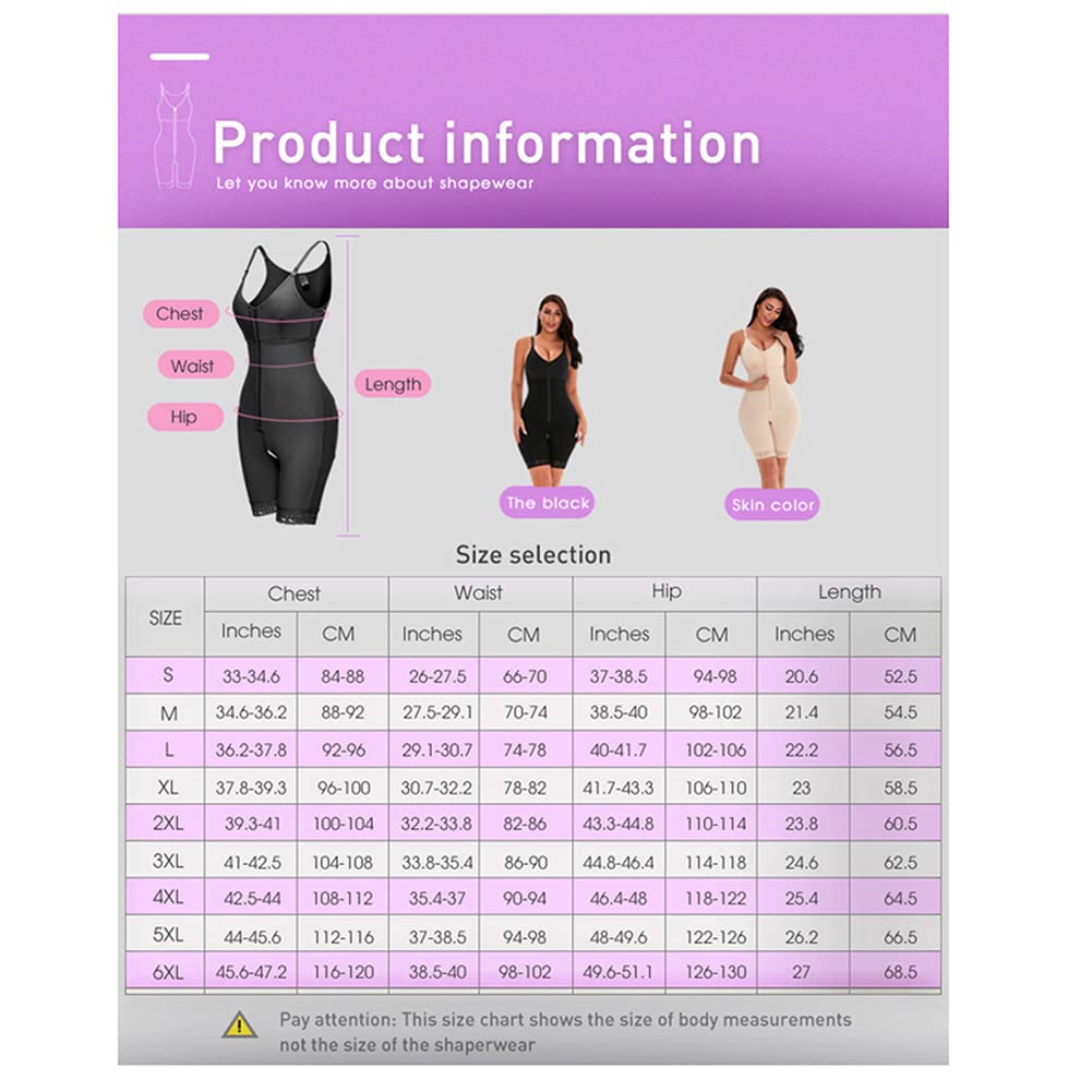 Butt Lifter Shaper Bielizna modelująca brzuch dla kobiet Modelowanie całego ciała Butt Lifter Uda Wyszczuplające spodenki S-6XL(Kolor miąższu-5X-Duży
