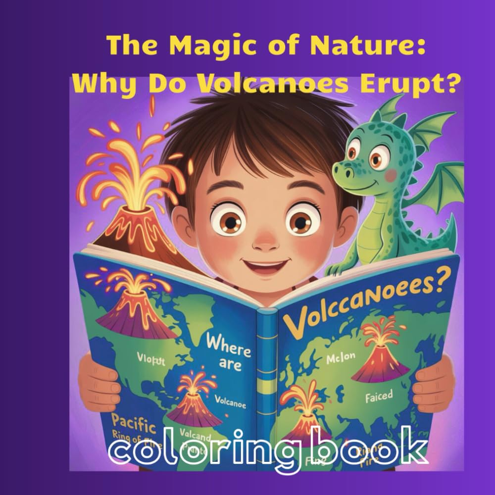 The Magic of Nature: Why Do Volcanoes Erupt? A Fun Tale from Inside the Earth: Expanding knowledge, curiosities, education, Experiment, coloring book