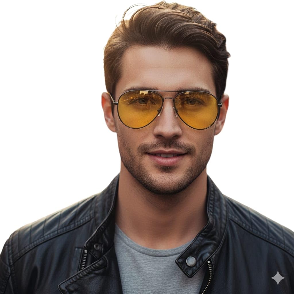Legend Eyewear Polarized Sunglasses | Full Rim Aviator Shape | 100% UV Protected Goggles | For Men & Women | Silver & Gun-... - Review, Price and Buying Guide