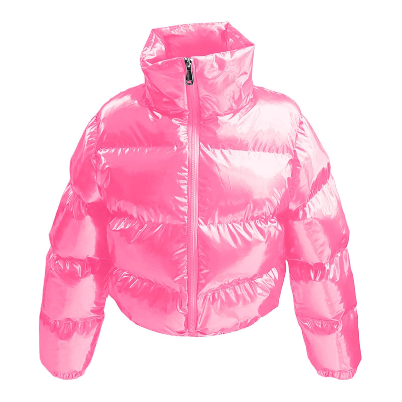 Abrigo y chaqueta de invierno para niñas, abrigo acolchado para niños, suave, grueso y aislante, ropa de invierno para niñas en climas fríos, con capucha de piel sintética, bolsillos, cremallera.