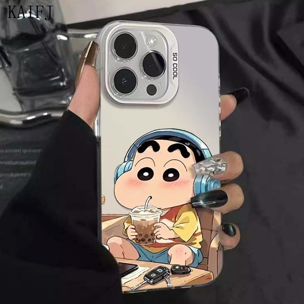 Amazon.co.jp: iPhone 16 Pro 用 ケース しんちゃん iphone 用 保護