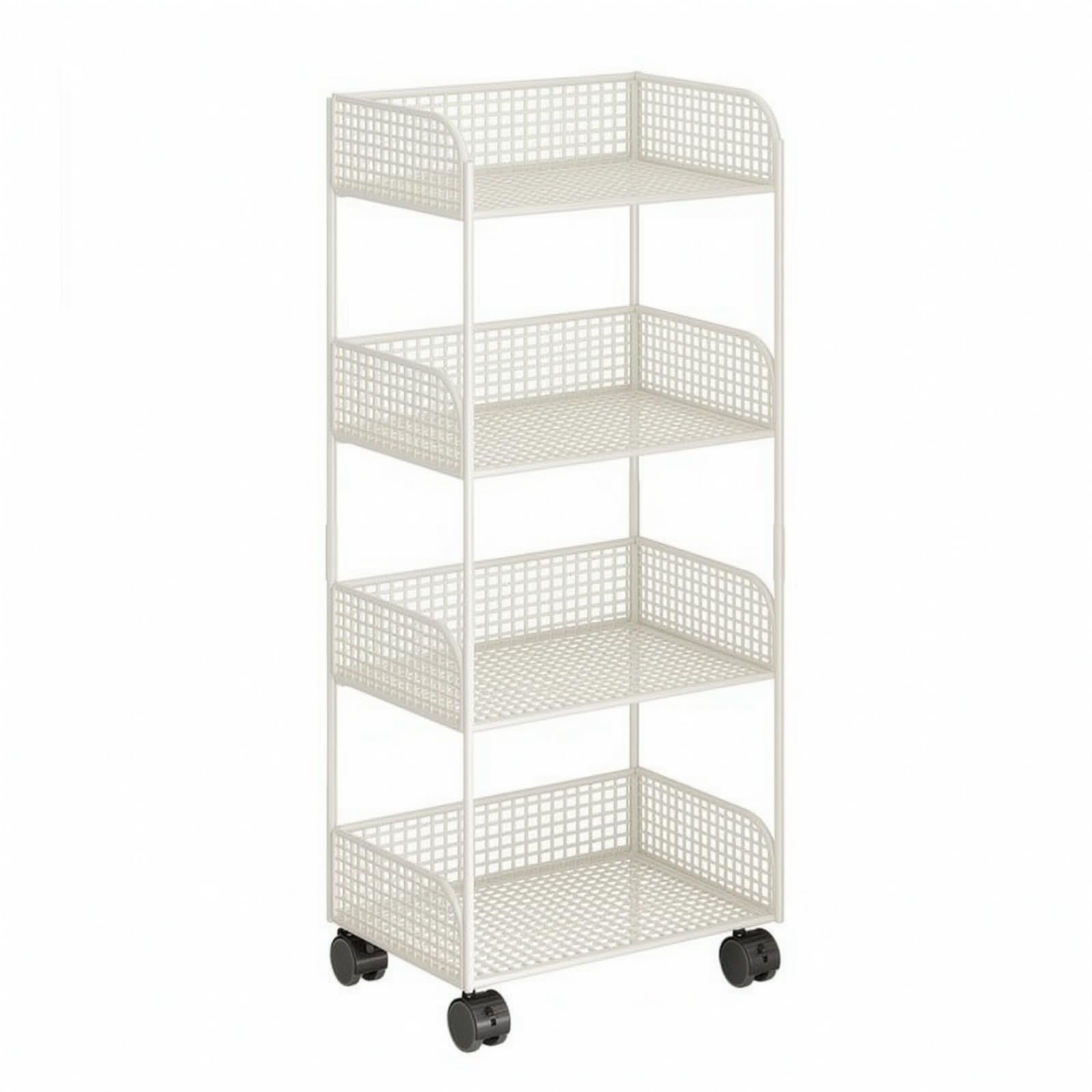 Scaffale Portaoggetti con Ruote Robusto