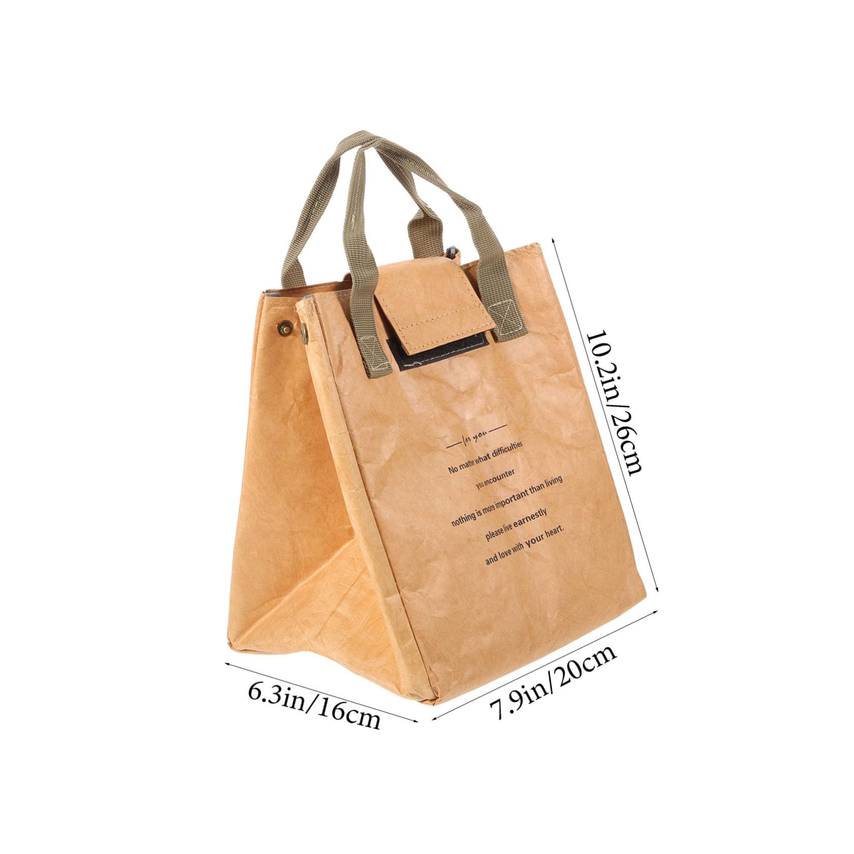 Cabilock 4er-box Bang Papiertüte Eisbeutel Bento-lunch-tasche Mittagessen Lunchbehälter Für Erwachsene Bento-papiertüte Arbeiter Kind Warmer Reis Lebensmittel Spezielles Kraftpapier