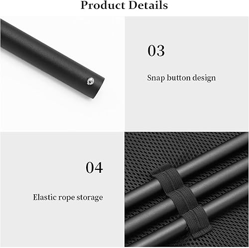 Miniatura 8 de Mesa de jardín plegable redonda Mesa de centro plegable Mesa de jardín portátil Mesa de jardín pequeña mesa redonda para patio al aire libre Mesa