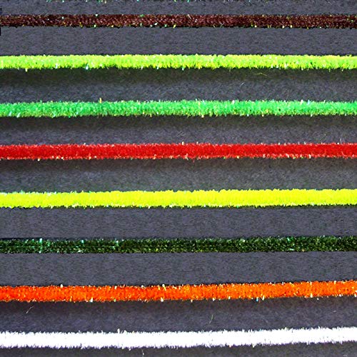 Turrall Fly Tying Chenille, Astra Chenille, 4mm Diameter, 2 metres long, high density(Olive)