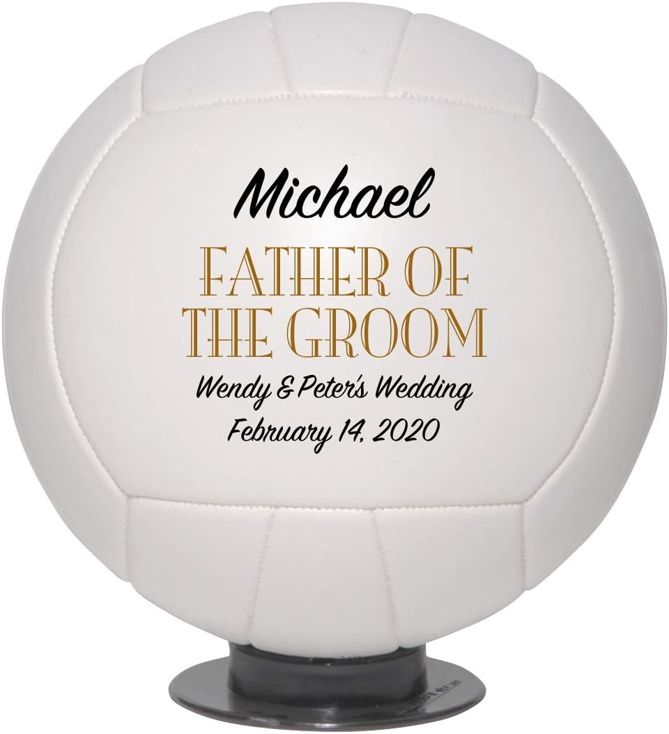 Ring Bearer Volleyball Wedding Keepsake, Personalized Custom Mini Volleyball (Ring Bearer)