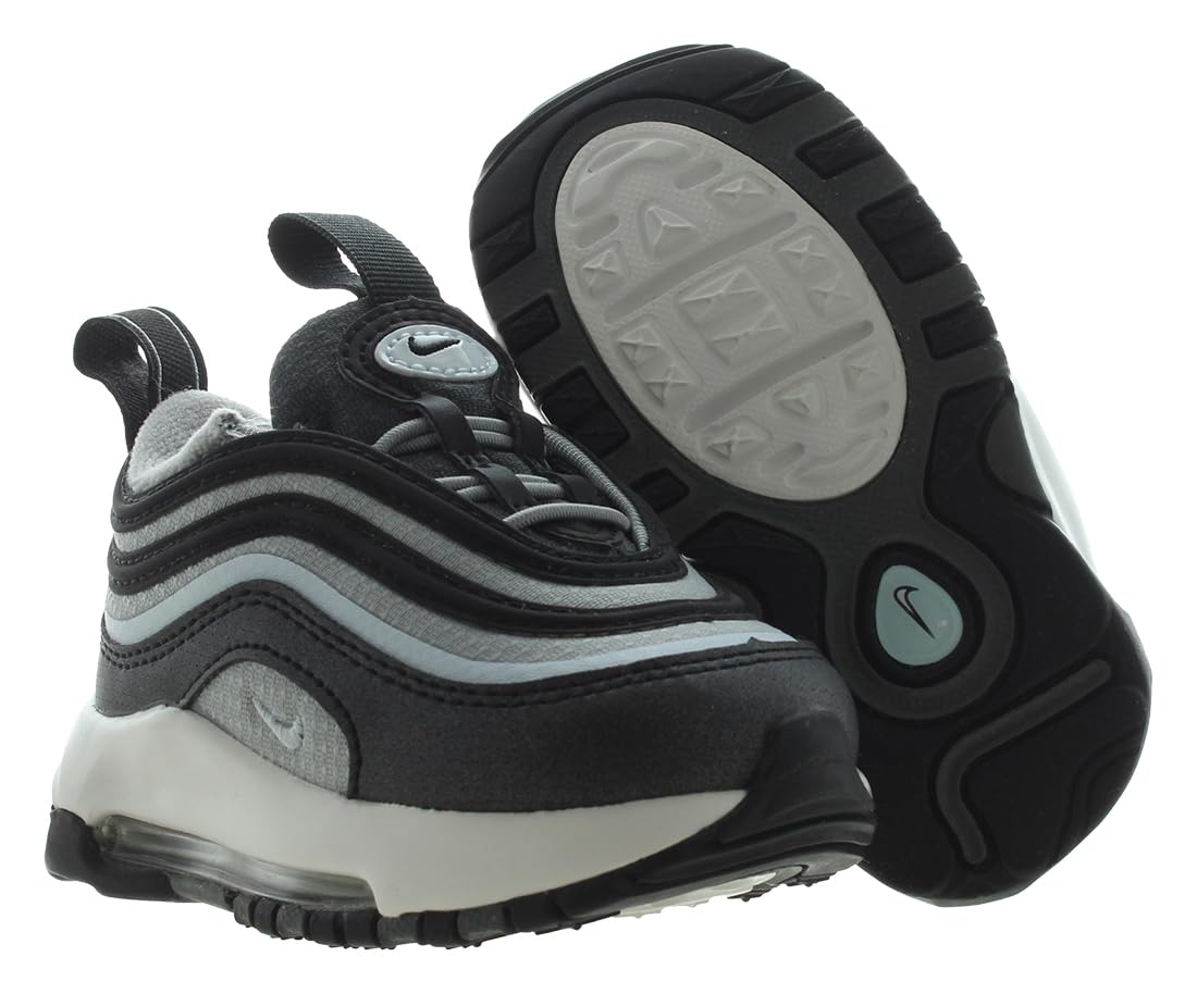 Nike Air Max 97 Infant/Toddler Shoes Size 6, Color: Black/Blue Tint/Iron Grey-Black