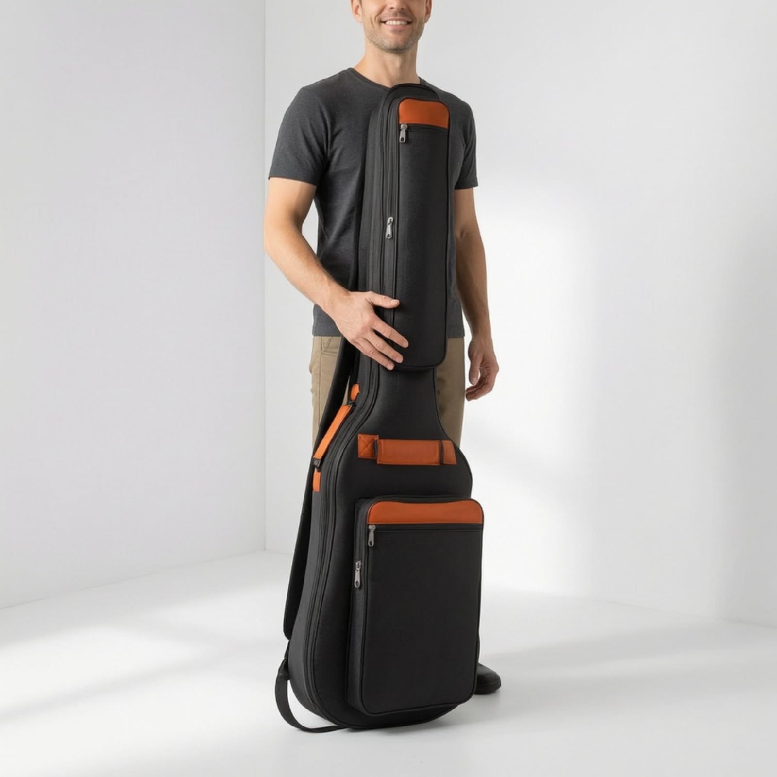 Gig Bag Imbottita Custodia Morbida Borsa per Prove