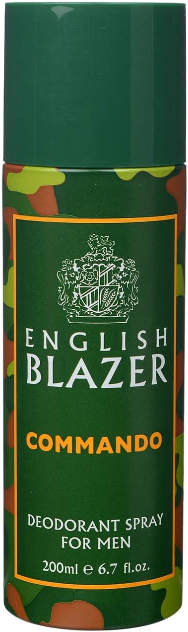 English Blazer Deodorant Spray for Men 200ml Commando