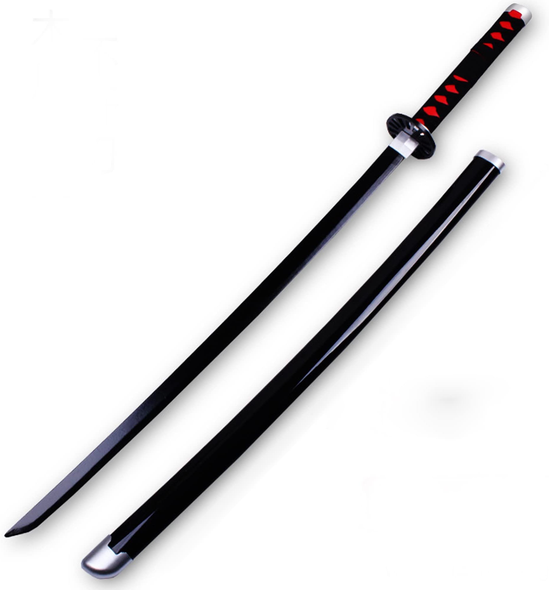 Japanese Anime Sword 75cm(35in) Bamboo Samurai Sword Katana,Handmade Katana Anime Cosplay Props,Bamboo Blade Toys for Kids,Boys Girls Gift Party Favor